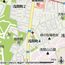 ファミリーマート府中浅間町四丁目店周辺の地図