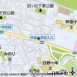ａｒ日野本町周辺の地図