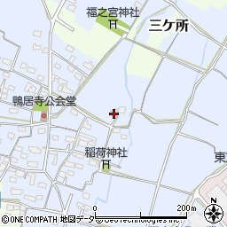 山梨県山梨市鴨居寺57周辺の地図