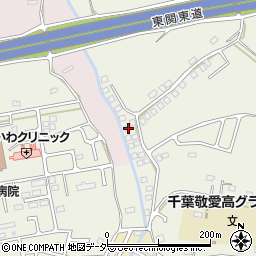 千葉県四街道市内黒田420-5周辺の地図