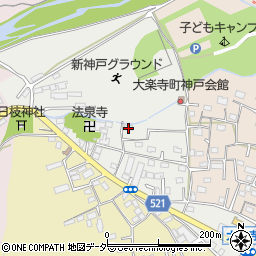 東京都八王子市大楽寺町101周辺の地図