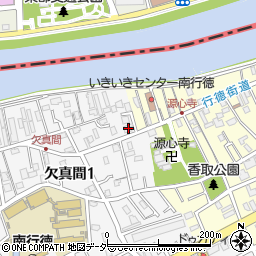 グランシェール市川周辺の地図