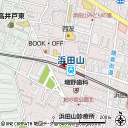 モスバーガー浜田山駅前店周辺の地図