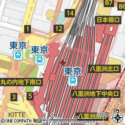 ガトーフェスタハラダグランスタ東京店周辺の地図