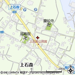 加納岩公民館上石森分館周辺の地図