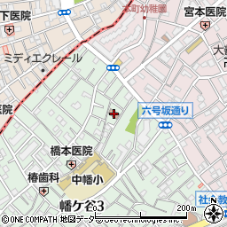 幡ヶ谷授産場周辺の地図