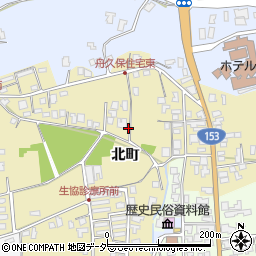 長野県上伊那郡飯島町北町周辺の地図