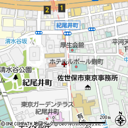 東京都千代田区紀尾井町3-28周辺の地図