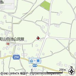 山梨県甲州市勝沼町山1031周辺の地図