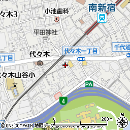 東京都渋谷区代々木3丁目53-3周辺の地図