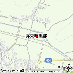 京都府京丹後市弥栄町黒部周辺の地図