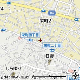 コムパーク日野栄町第２駐車場周辺の地図