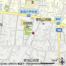 山梨県甲斐市中下条1651周辺の地図