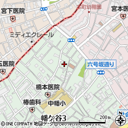 三田左官店周辺の地図