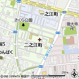 東京都江戸川区二之江町周辺の地図