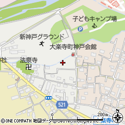 東京都八王子市大楽寺町108周辺の地図