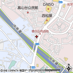 牛角響が丘店周辺の地図