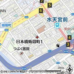 東京都中央区日本橋蛎殻町1丁目周辺の地図