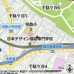 サウナイン東京北参道周辺の地図