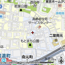 東京都新宿区南元町3周辺の地図