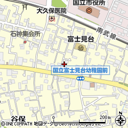 東京都国立市谷保7181-1周辺の地図