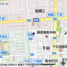 東京都江東区千田11周辺の地図