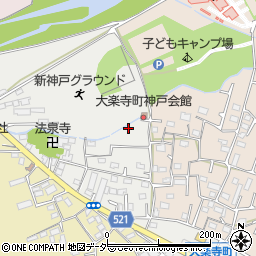 東京都八王子市大楽寺町109周辺の地図