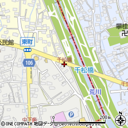 千松橋周辺の地図