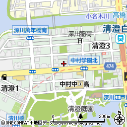 ネッツトヨタ東京清洲橋テクノセンター周辺の地図