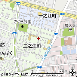 東京都江戸川区二之江町1381周辺の地図