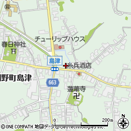 網野島津郵便局周辺の地図