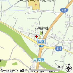 山梨県甲州市勝沼町山865周辺の地図