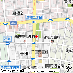 東京都江東区千田16周辺の地図