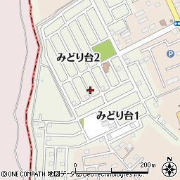 千葉県八街市みどり台周辺の地図