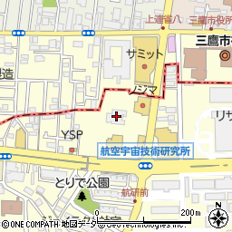 日産東京Ｕ－Ｃａｒひろば三鷹店周辺の地図