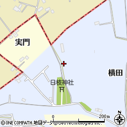 千葉県山武市横田927周辺の地図