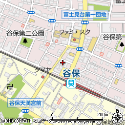 日本経済新聞　立川・国立店周辺の地図