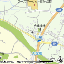 山梨県甲州市勝沼町山860-1周辺の地図