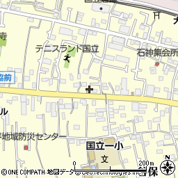 東京都国立市谷保7085周辺の地図