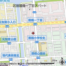 東京都江東区扇橋1丁目3周辺の地図