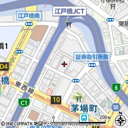 東京都中央区日本橋兜町5周辺の地図