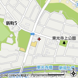 東京都日野市新町周辺の地図