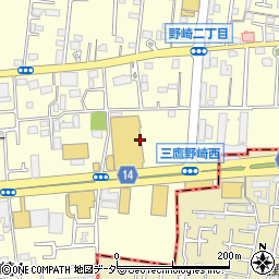 ペットプラザ　三鷹店周辺の地図