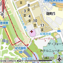 紀尾井ホール周辺の地図