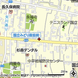 東京都国立市谷保6851-1周辺の地図