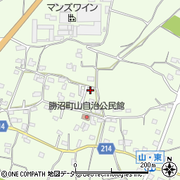 山梨県甲州市勝沼町山969周辺の地図