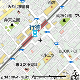 行徳駅前パーキングチケット１１周辺の地図