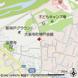 東京都八王子市大楽寺町71周辺の地図