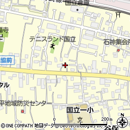 東京都国立市谷保7082周辺の地図