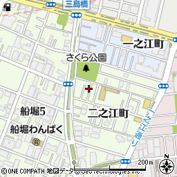 東京都江戸川区二之江町1376周辺の地図